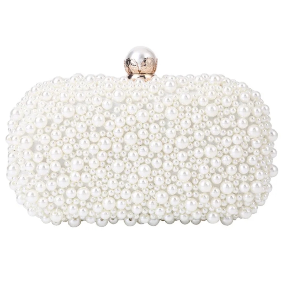Simone - Pearl Hand Clutch - Picture 4 of 11